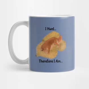 Cavalier King Charles Spaniel Barn Hunt, I Hunt Therefore I Am Mug